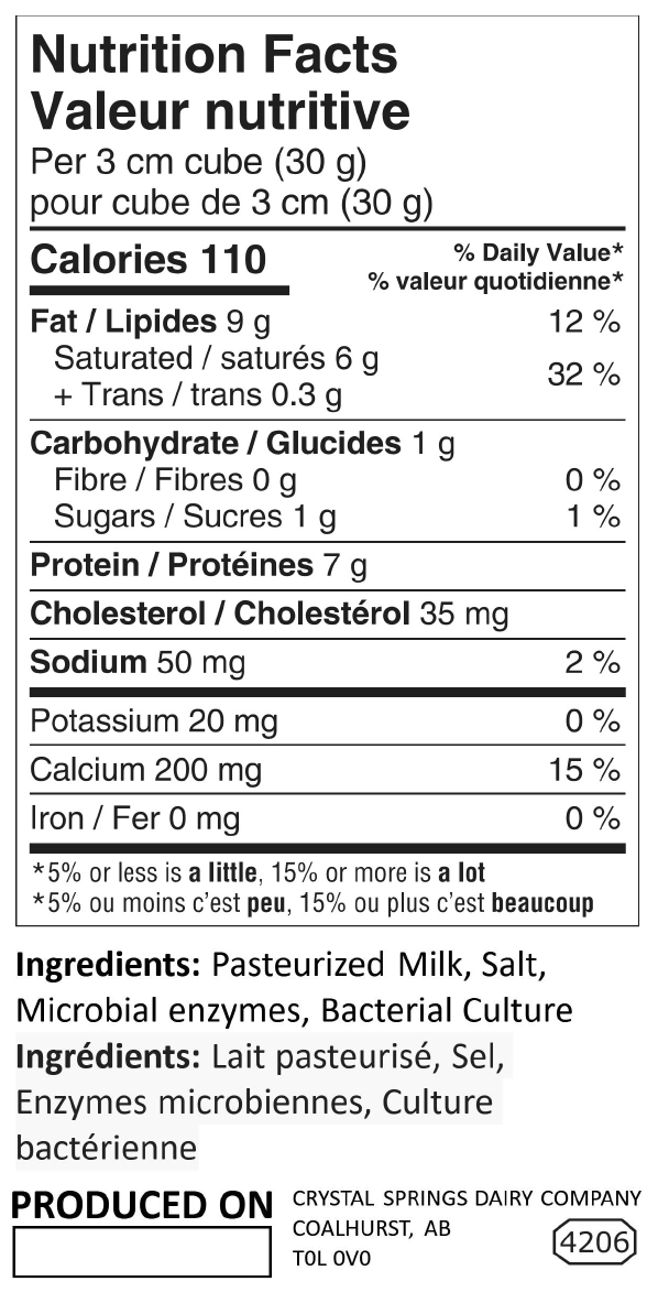 Havarti Cheese - Mild