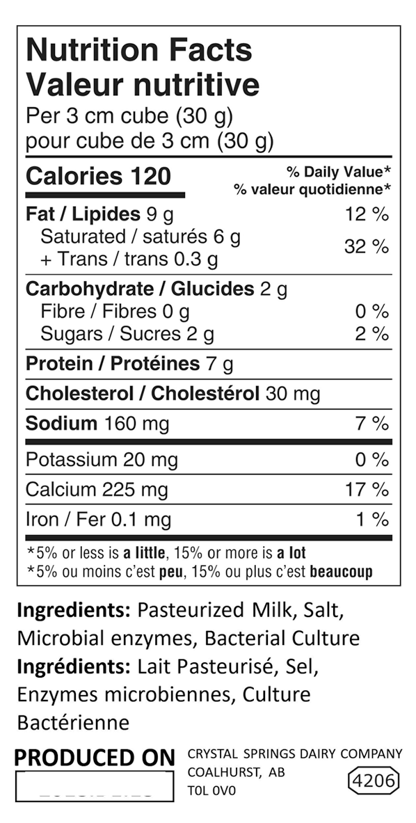 Cheddar Cheese - Medium