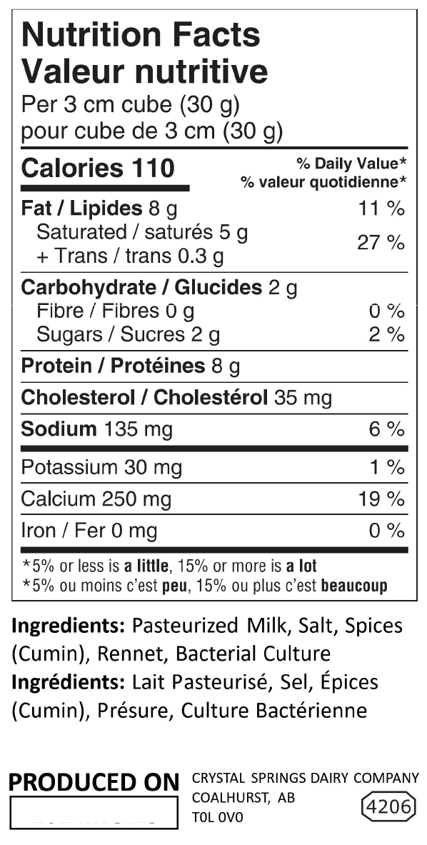 Gouda Cheese - Cumin