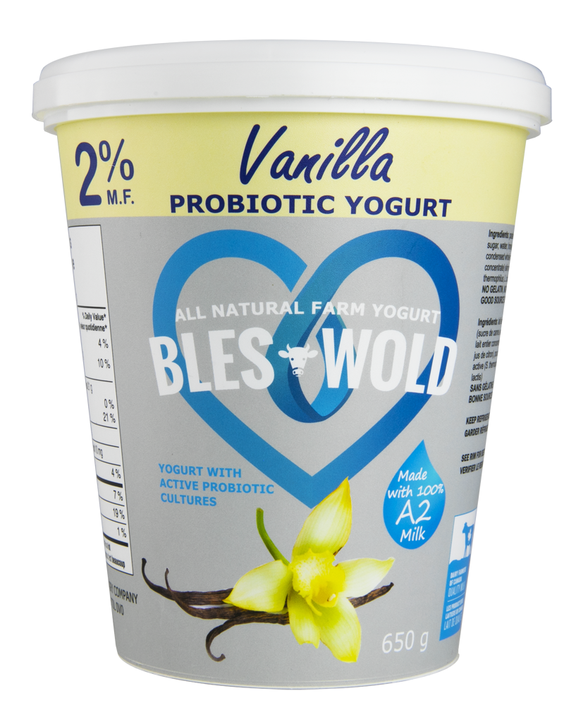 2% Yogurt - Vanilla – Crystal Springs Cheese / Bles Wold