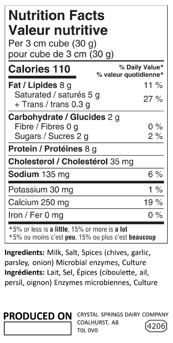 Gouda Cheese - Chive