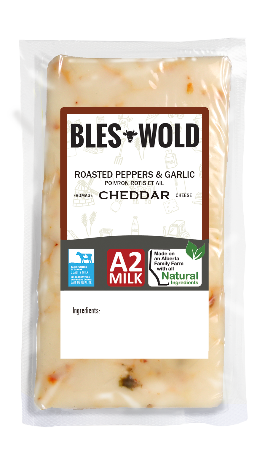 Cheddar Cheese - Roasted Garlic & Pepper