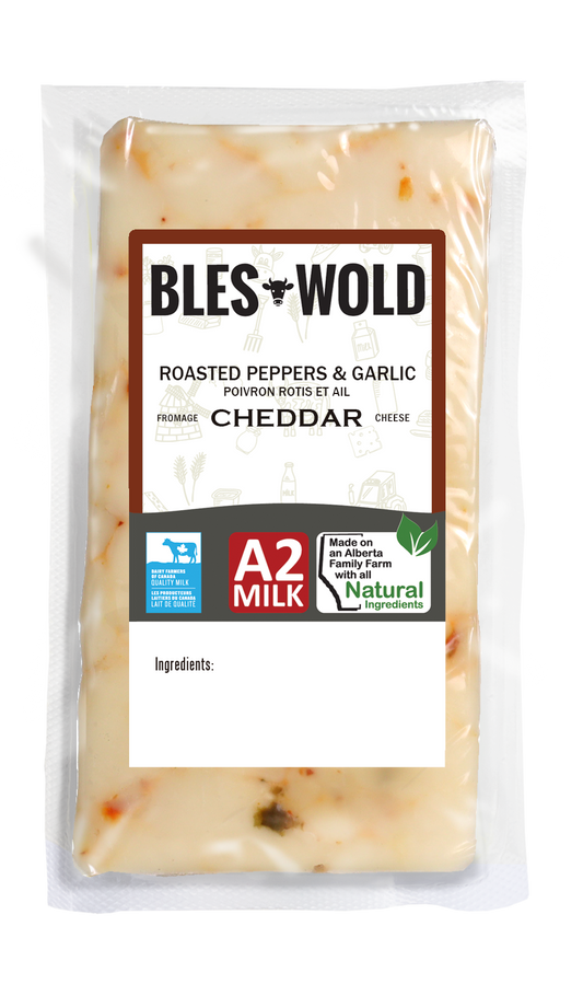 Cheddar Cheese - Roasted Garlic & Pepper