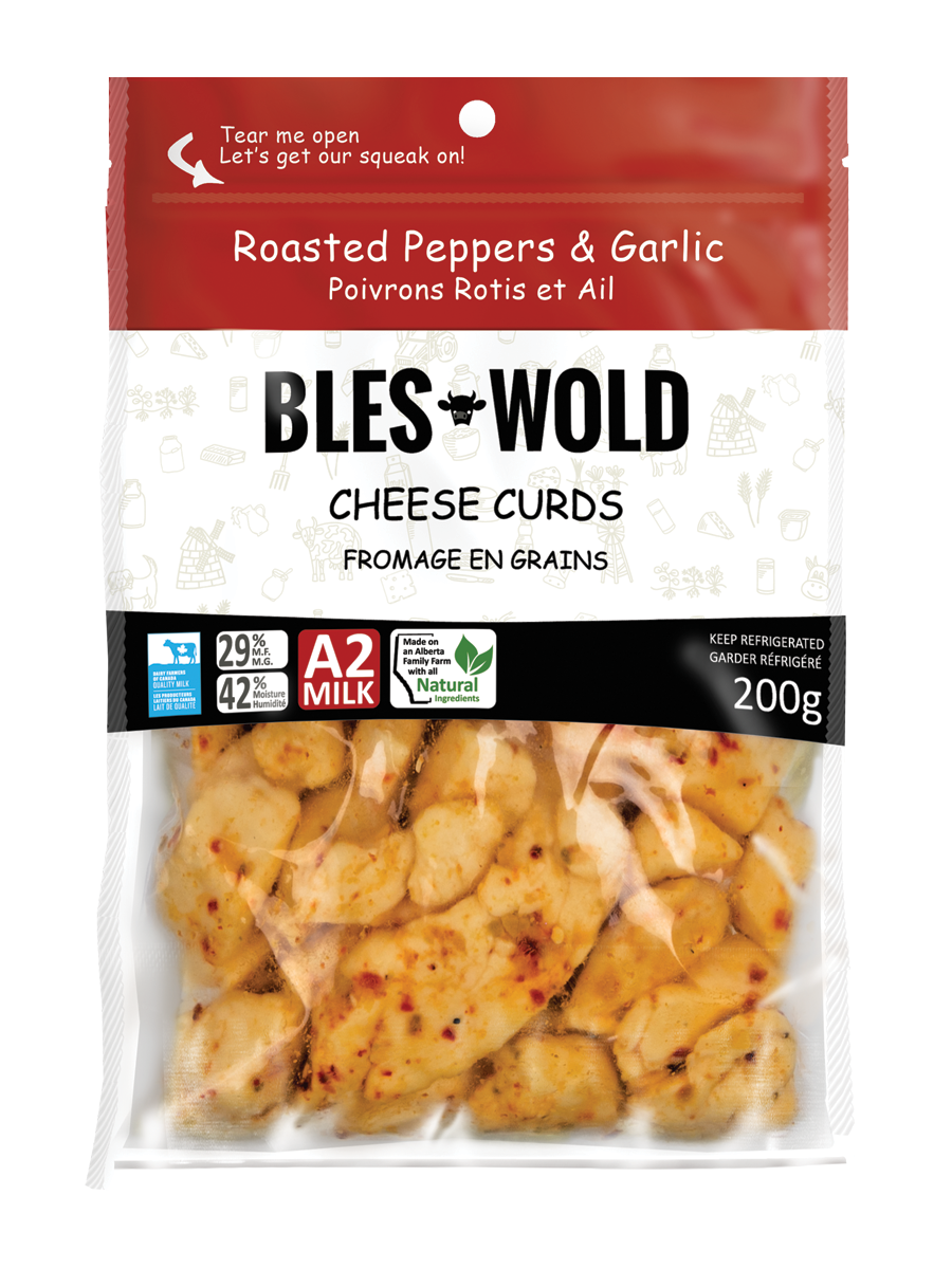 Curds - Roasted Red Pepper & Garlic