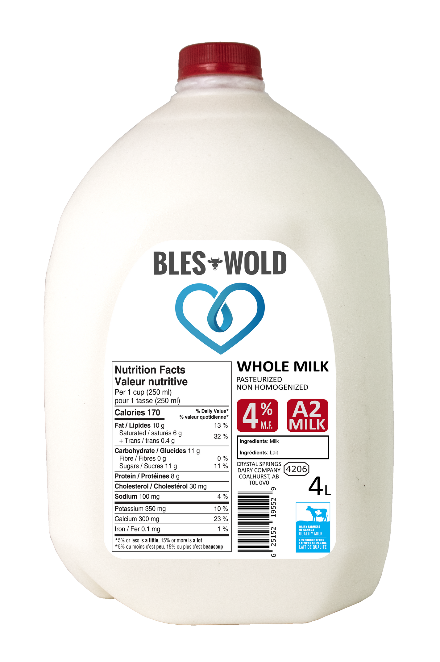 A2 Milk 4L Crystal Springs Cheese Bles Wold a2-milk-4l-crystal-springs-cheese-bles-wold