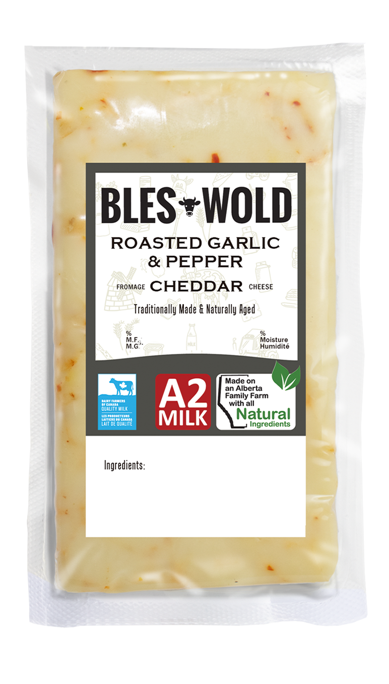 Cheddar Cheese - Roasted Garlic & Pepper