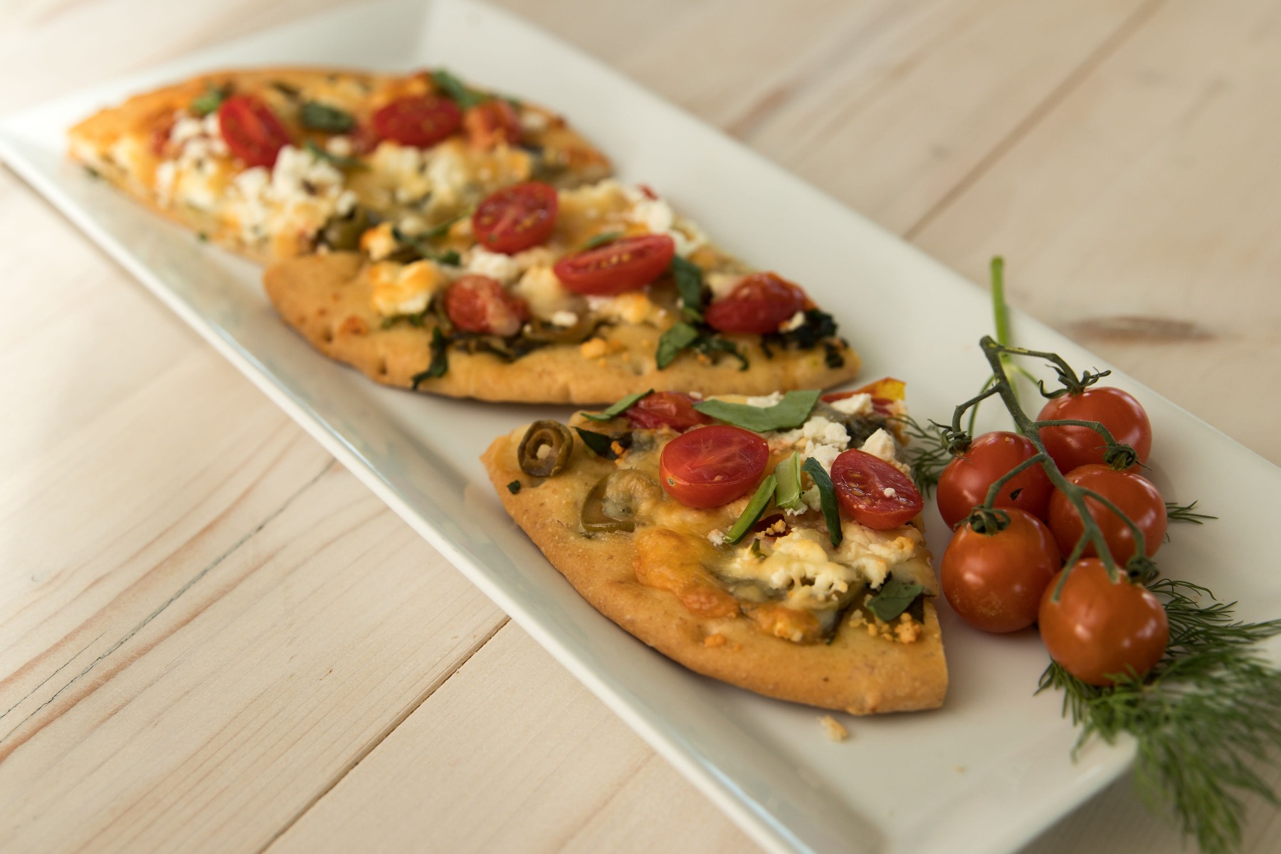 Greek Pita Pizzas Crystal Springs Cheese